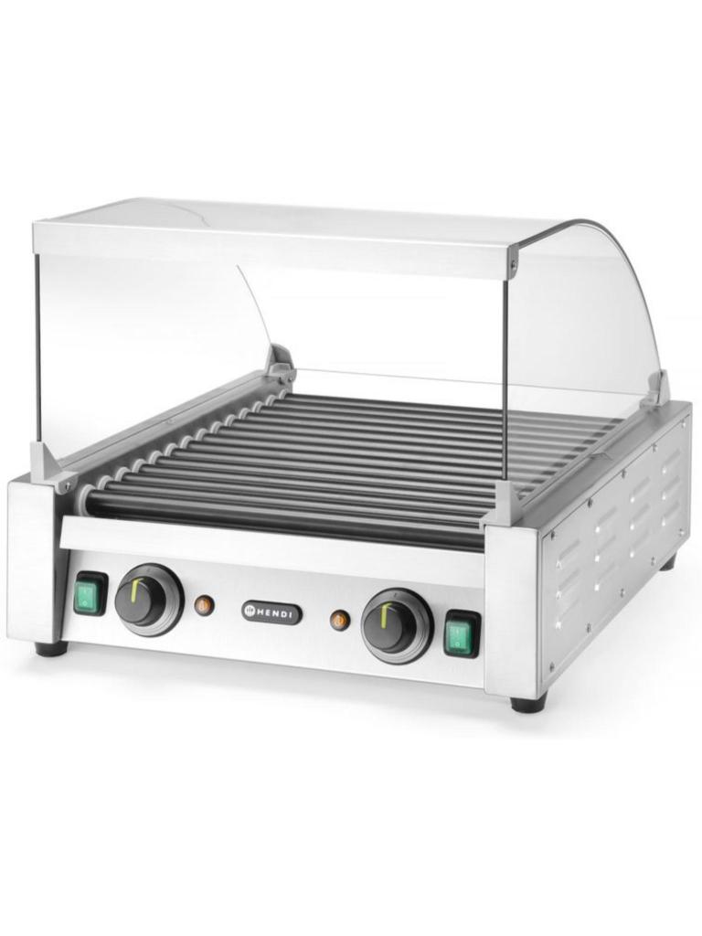 Cover - Glas - Worstenroller Grill - 368735 - H 25.4 x 46.6 x 58.8 CM - Hendi - 268742