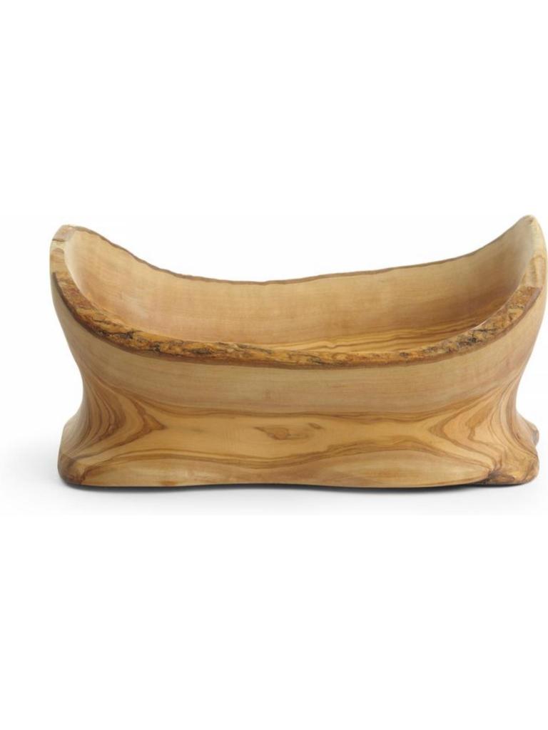 Decoratieve Kom - Olijfhout - H 18 x 31 x 16.5 CM - Hendi - 505366