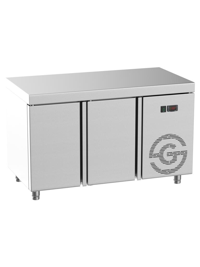 Table frigorifique - 2 portes - Inox - 134x70x85 (h) Cm - G-Line
