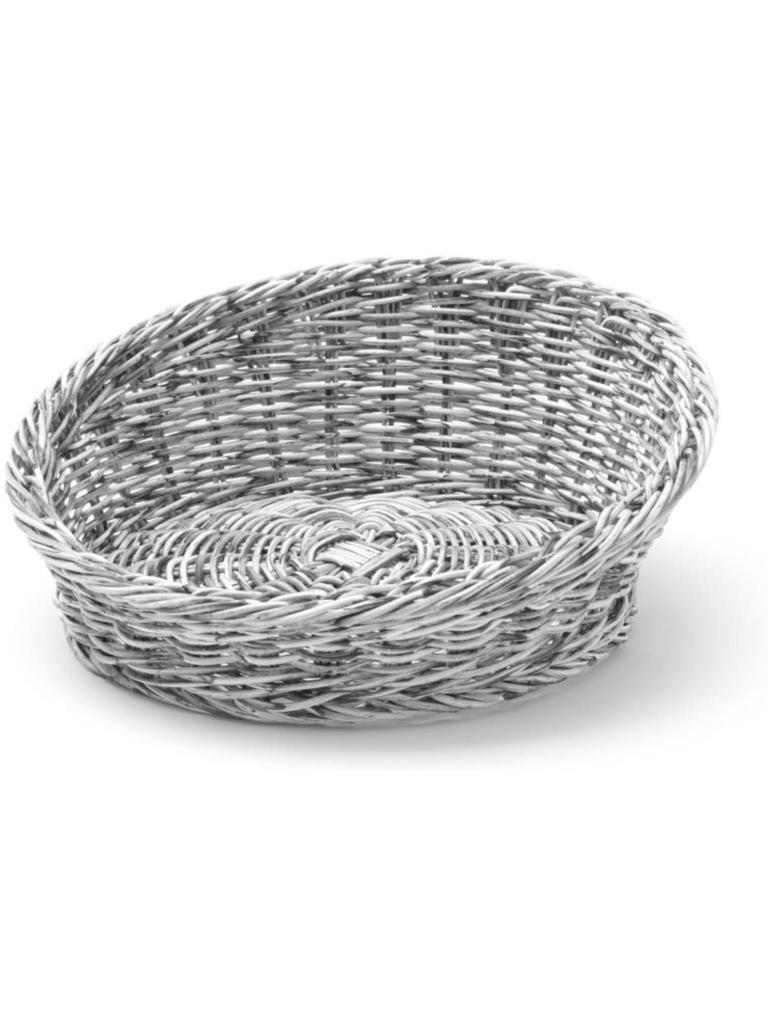 Corbeille à pain - Ronde inclinée - Gris clair - Hendi - 426562