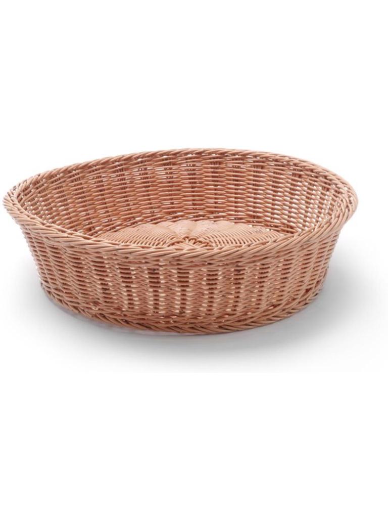 Corbeille à pain - Ronde - Marron - Hendi - 426999