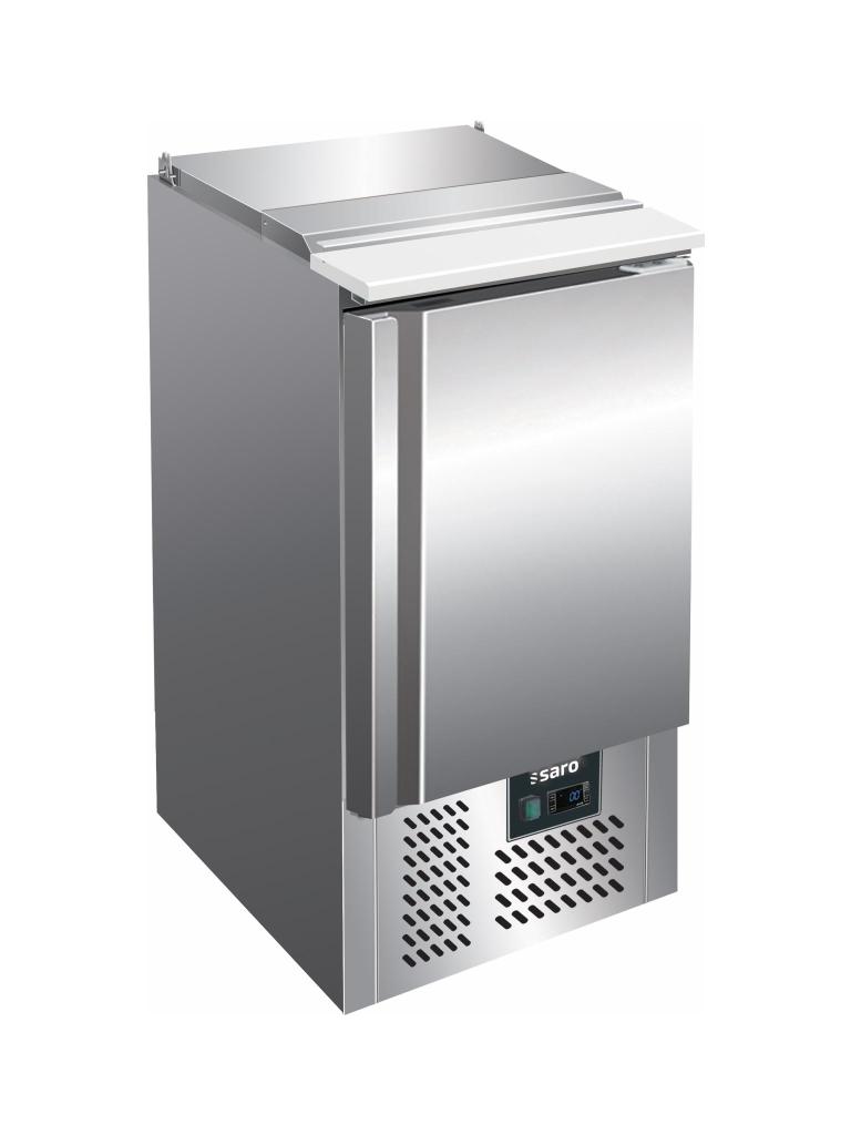 Saladette - 1 porte - H 89 x L 43,5 cm - Inox - Saro - 323-1501