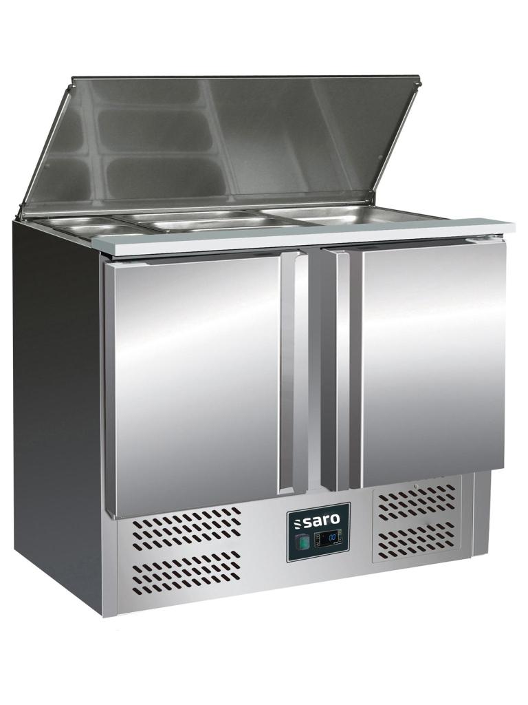 Saladette - 2 portes - H 89 x L 104,5 cm - Inox - Saro - 323-1002