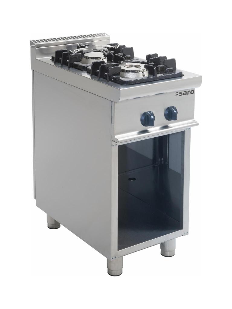 Cuisinière à gaz - 2 brûleurs - Saro - 423-1015