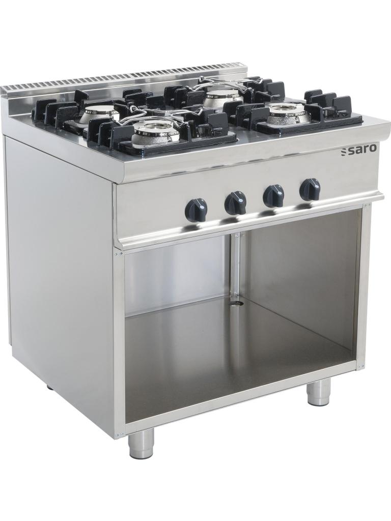 Cuisinière à gaz - 4 brûleurs - Saro - 423-1020