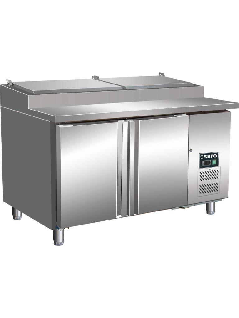 Saladette - 2 portes - H 110,2 x L 136 cm - acier inoxydable - Saro - 323-3235