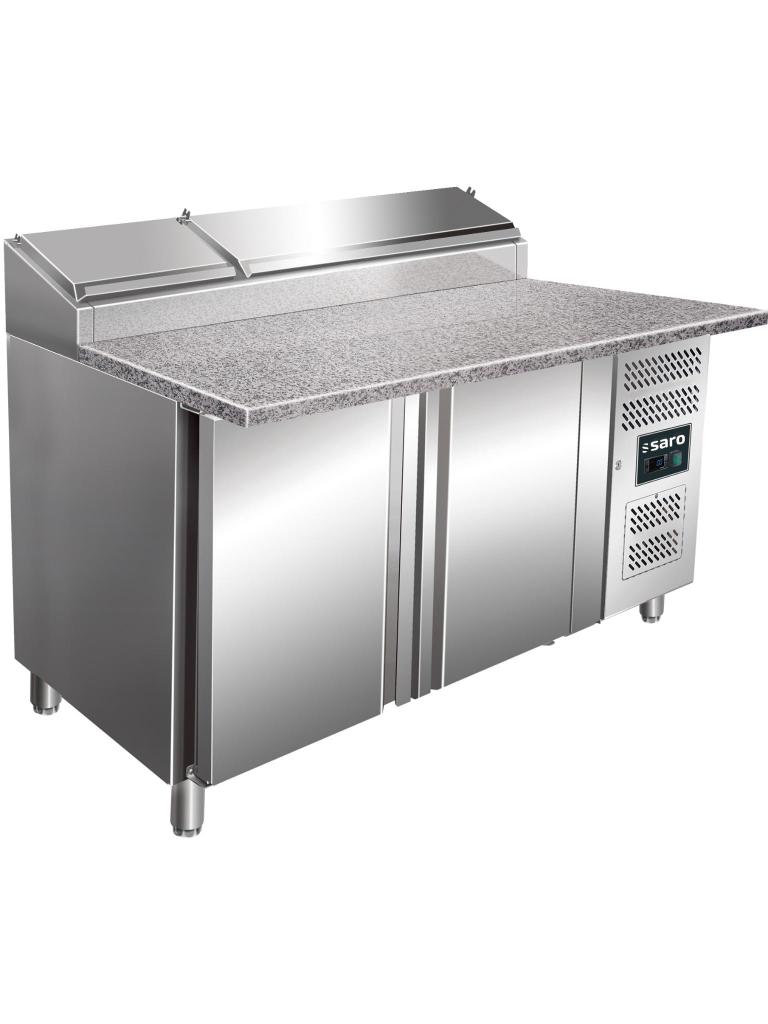 Saladette - 2 portes - H 114 x L 150 cm - 496 litres - inox - Saro - 323-1115
