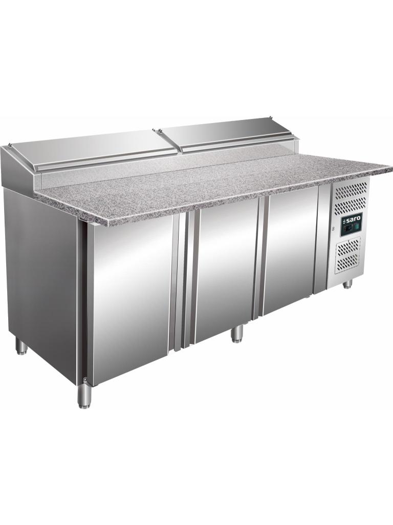 Saladette - 3 portes - H 114 x L 200 cm - 725 litres - inox - Saro - 323-1120