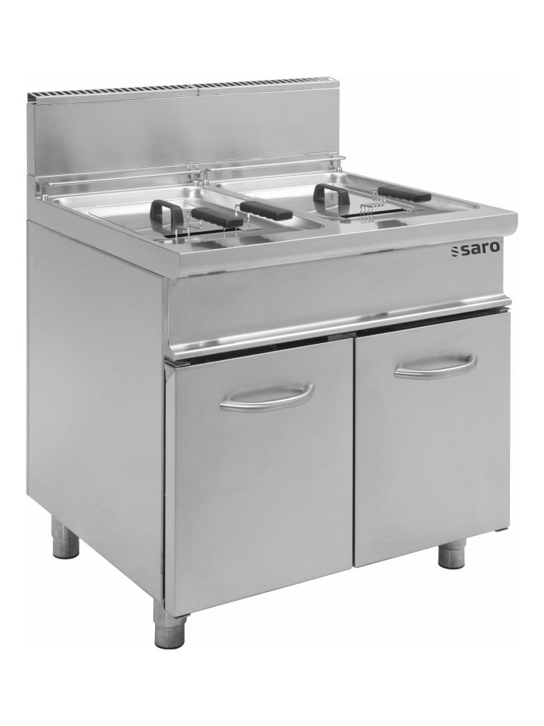 Friteuse à gaz - 2 x 13 litres - Saro - 423-1100