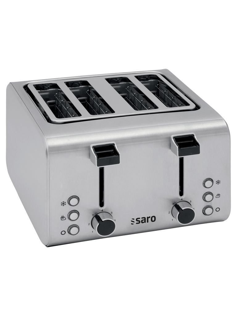 Grille-Pain - 4 Fentes - Inox - Saro - 282-1055
