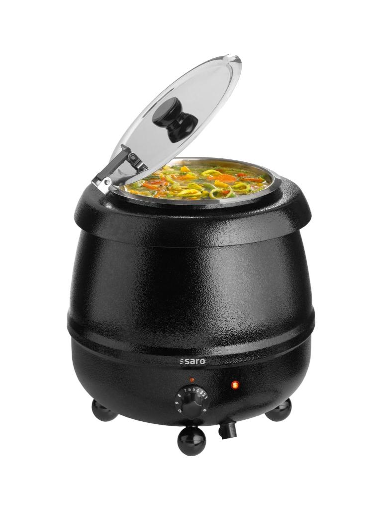 Marmite à soupe - Noir - 10 Litres - Saro - 175-1005