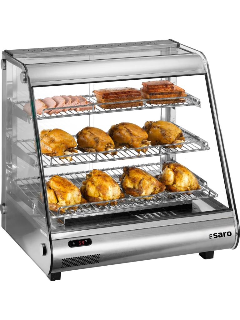 Vitrine chauffante - 160 litres - Saro - 330-1052