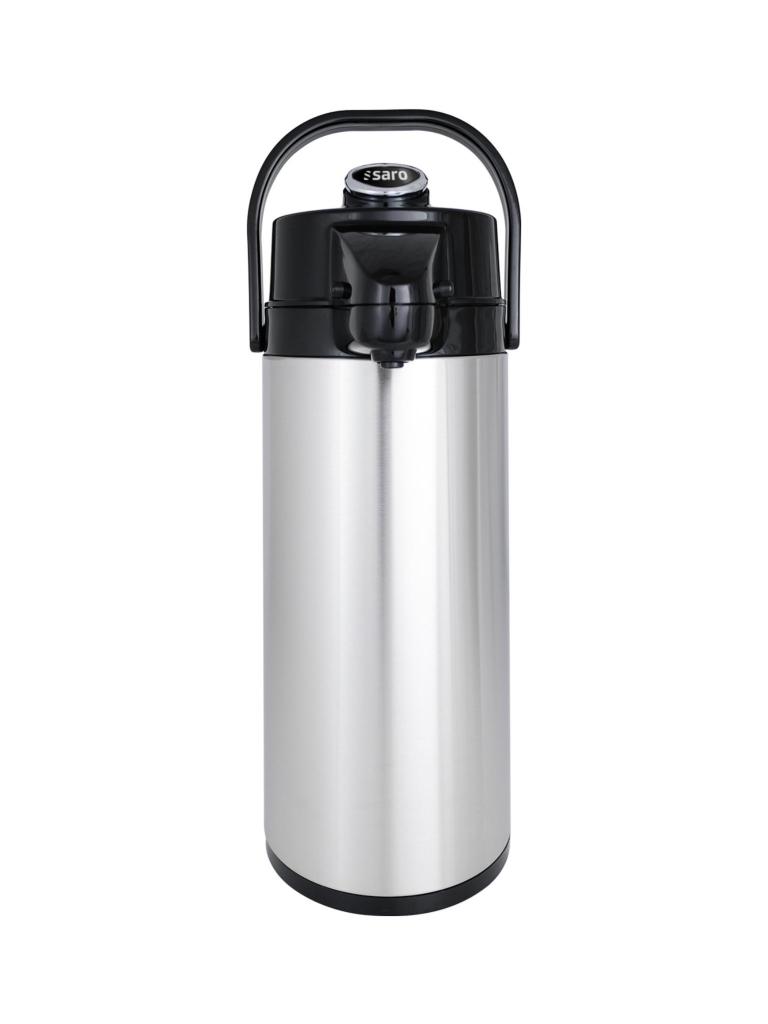 Carafe à pompe - inox - 2,2 litres - Saro - 317-2075
