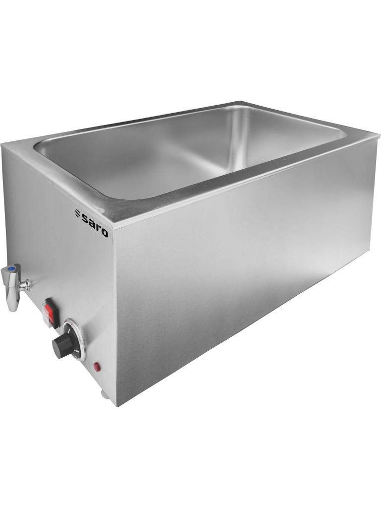 Bain Marie - 1/1 GN - Aftapkraan - RVS - 220-240V - H 24.3 x B 33.8 x D 60 CM - Saro - 175-1700