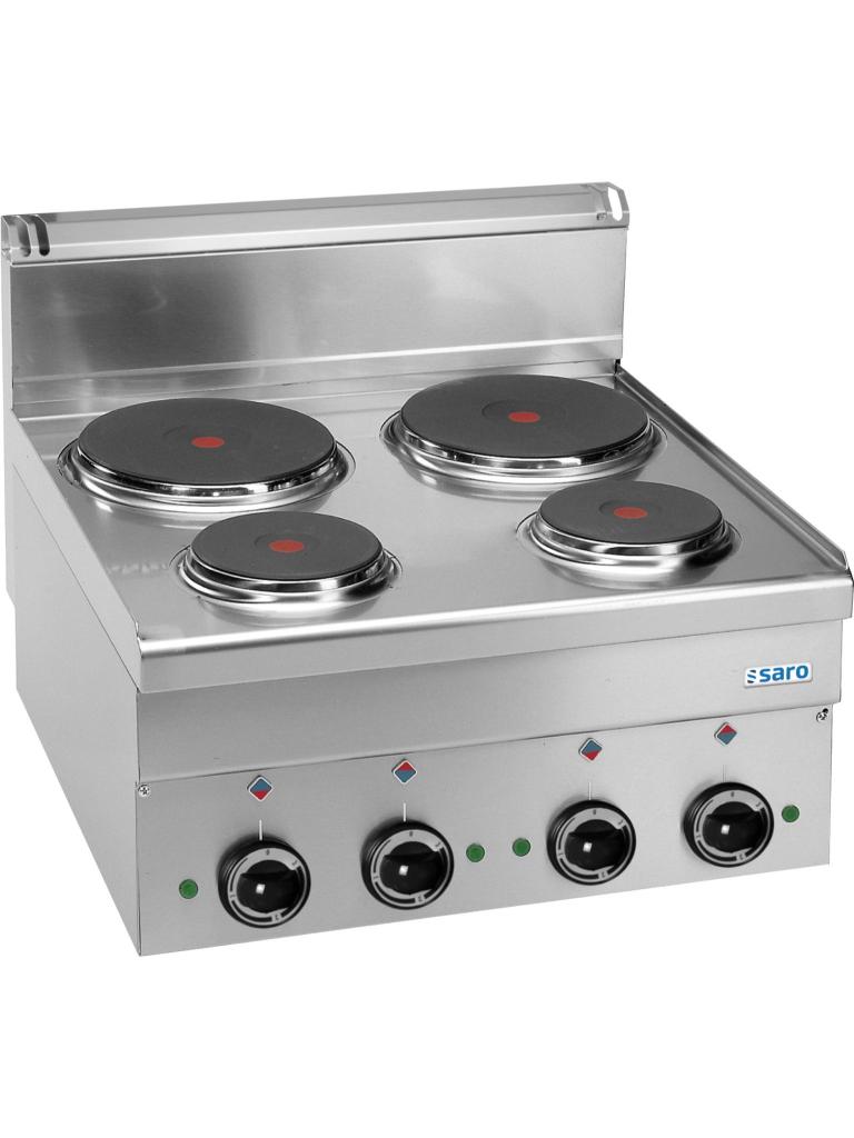 Fornuis - Elektrisch - RVS - 400V - H 27 x B 60 x D 60 CM - Saro - 504-1060