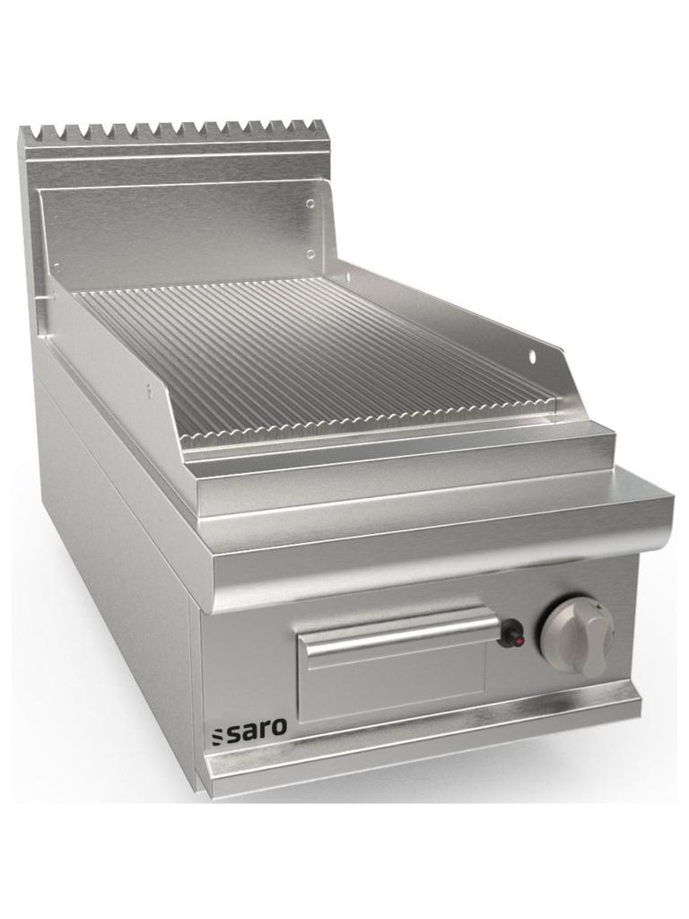 Grillplaat - Gas - RVS - H 27 x B 40 x D 90 CM - Saro - 423-8605