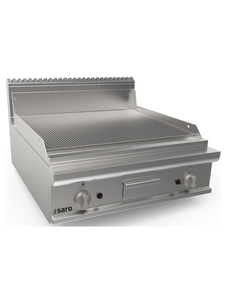 Grillplaat - Gas - RVS - H 27 x B 80 x D 90 CM - Saro - 423-8615