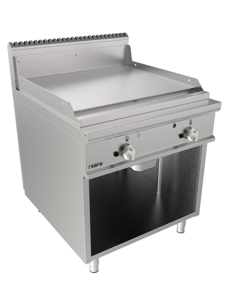 Grillplaat - Gas - RVS - H 85 x B 80 x D 90 CM - Saro - 423-8640