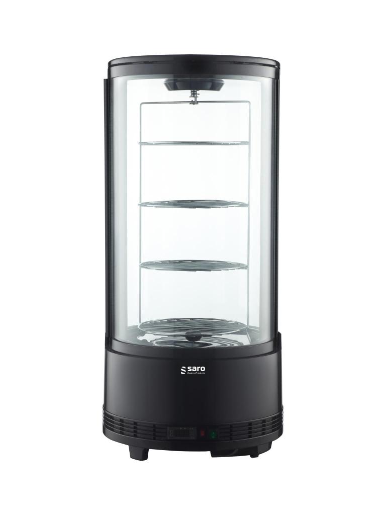 Taartvitrine - Digitale Temperatuurregeling - RVS - 76 Liter - 220-240V - H 106 x B 50.4 x D 50.4 CM - Saro - 330-3280