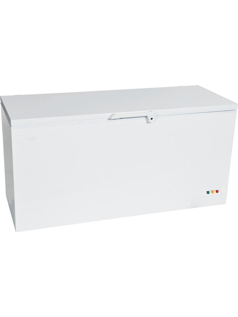 Vrieskist - Geïsoleerd Klapdeksel - Handmatige Temperatuurregeling - Gepoedercoat Staal - 492 Liter - 230V - H 86.5 x B 170.5 x D 65.5 CM - Saro - 481-1070
