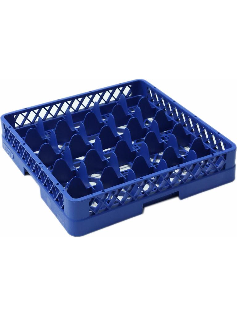 Vaatwasserkorf - 25 Glazen - Blauw - Polypropyleen - H 10 x B 50 x D 50 CM - Saro - 508-1020
