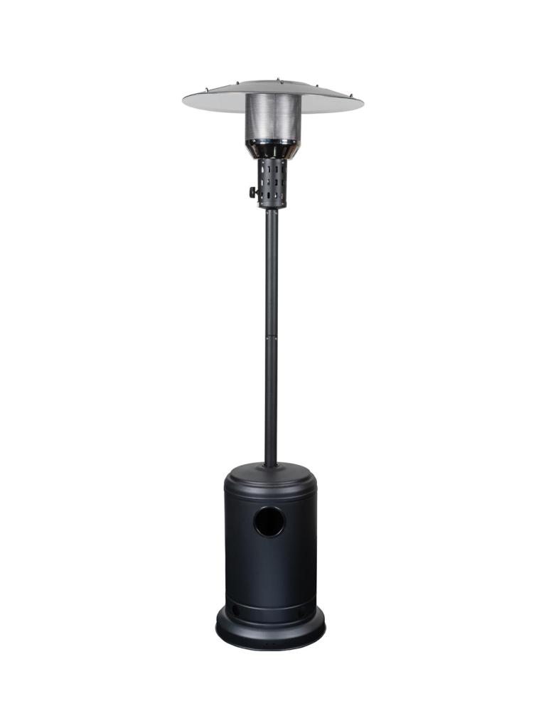 Terrasverwarmer - Gemoffeld Plaatstaal - H 220 x B 70.5 CM - Saro - 502-1020