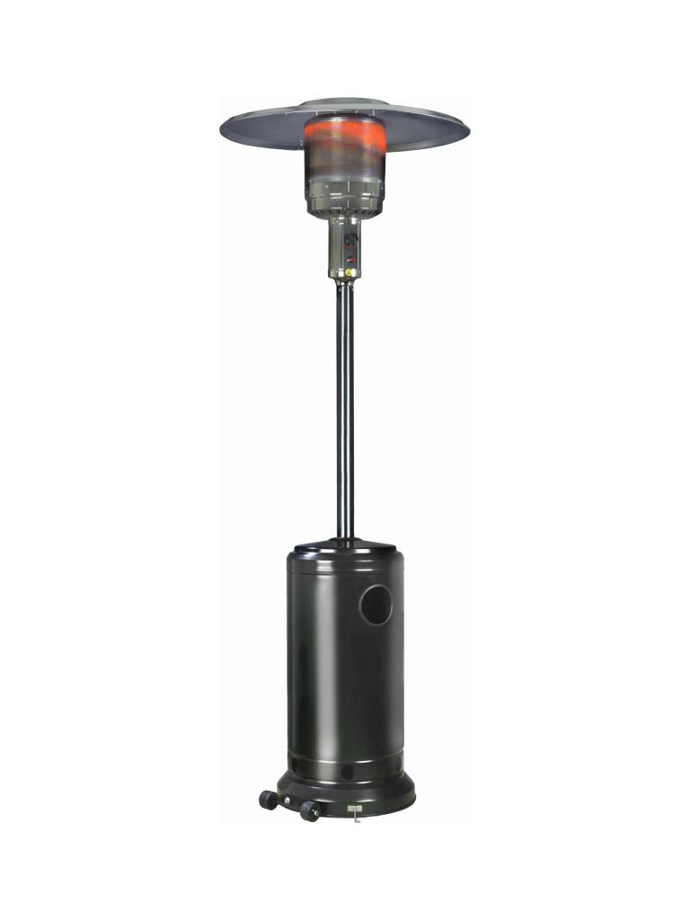 Terrasverwarmer - Gemoffeld Plaatstaal - H 220 x B 76 CM - Saro - 502-1025