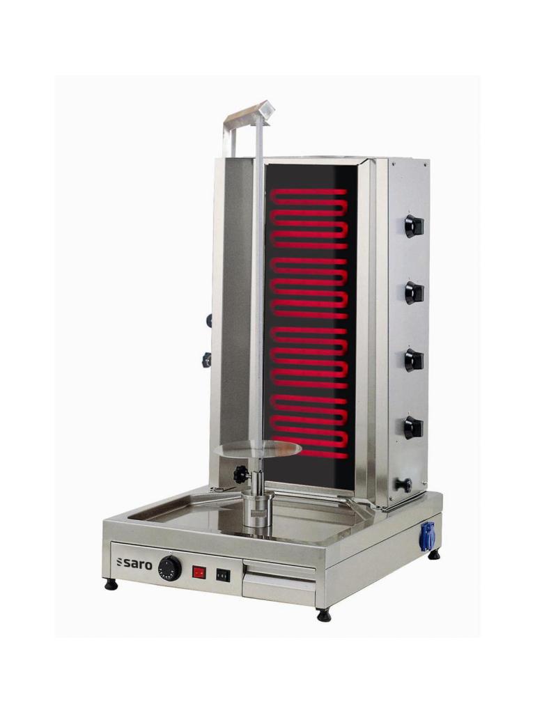 Kebab / Gyros Grill - Elektrisch - RVS - 380V - H 107 x B 53 x D 65 CM - Saro - 126-1805