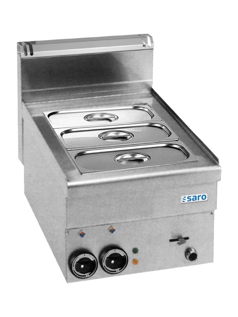 Bain Marie - 1/2 GN - Elektrisch - RVS - 230V - H 27 x B 40 x D 60 CM - Saro - 504-1510