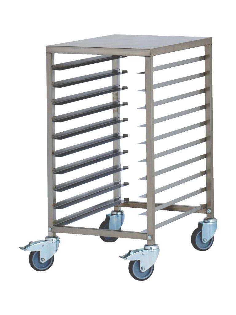 Bakkerijwagen - RVS - H 90 x B 46.3 x D 61.5 CM - Saro - 487-1090
