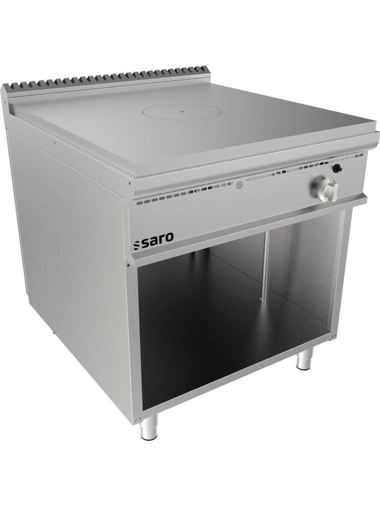 Doorkookplaat - Open Onderbouw - RVS - H 85 x B 80 x D 90 CM - Saro - 423-8100