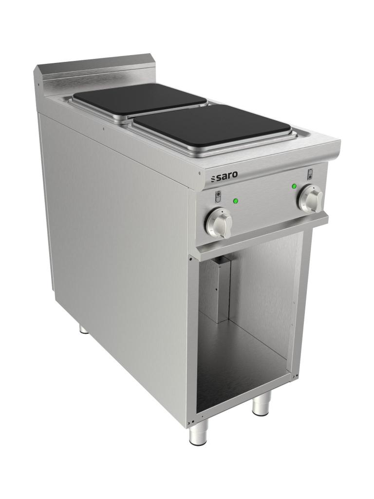 Elektrisch Fornuis - RVS - 400V - H 85 x B 40 x D 90 CM - Saro - 423-8200