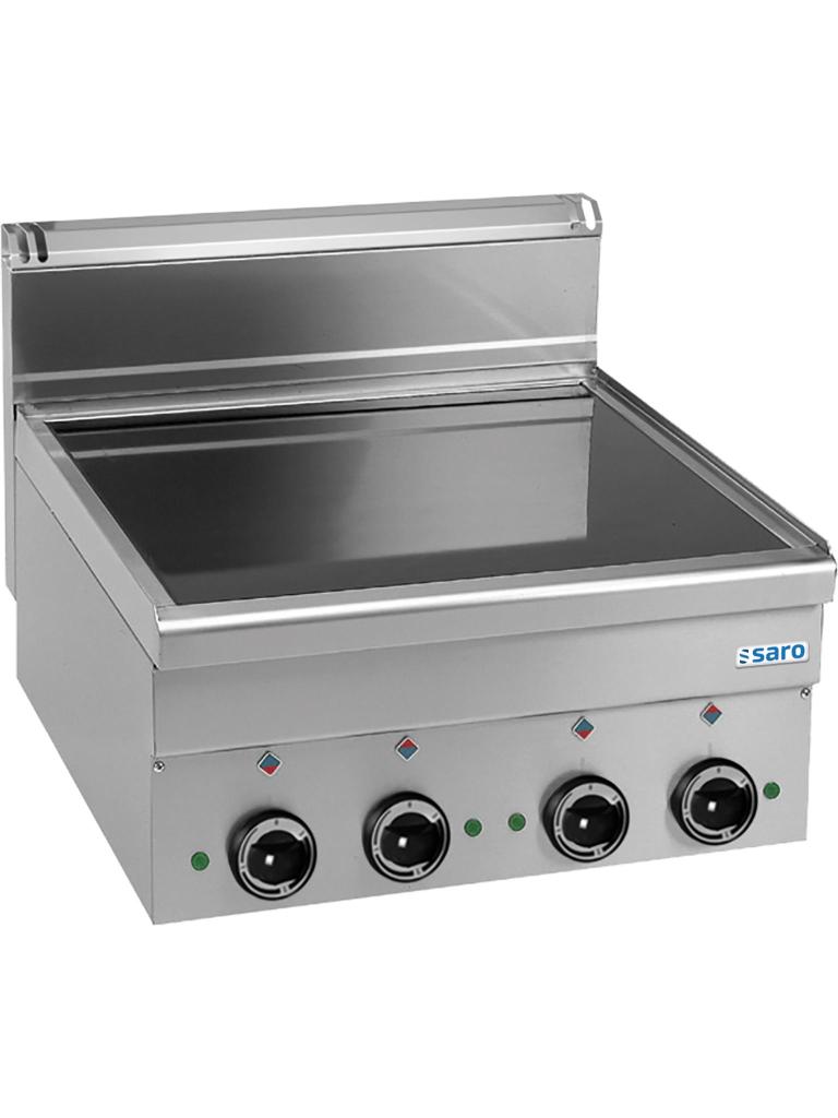 Kookplaat - Keramisch - 4 Velden - RVS - 400V - H 27 x B 60 x D 60 CM - Saro - 504-1085