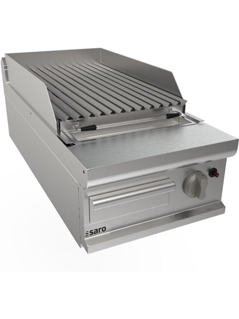 Lavasteen Grill - Gas - RVS - H 27 x B 40 x D 90 CM - Saro - 423-8800
