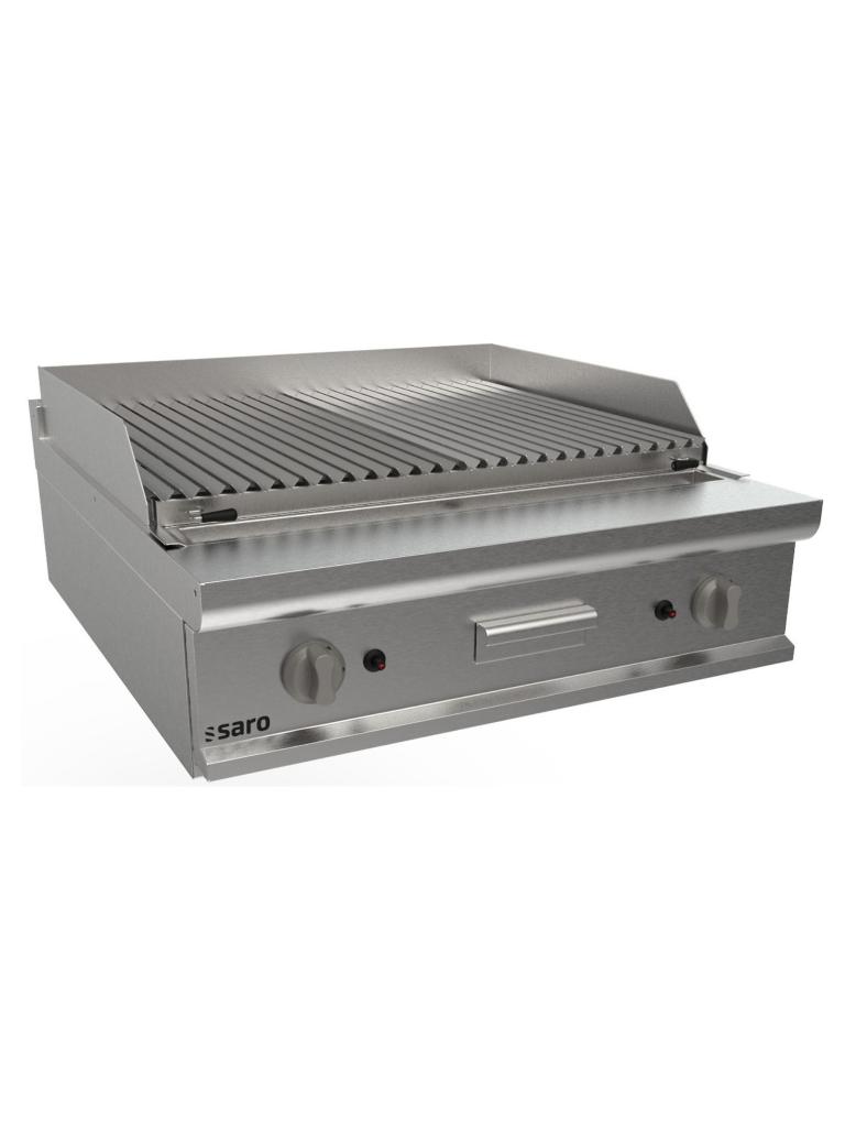Lavasteen Grill - Gas - RVS - H 27 x B 80 x D 90 CM - Saro - 423-8805