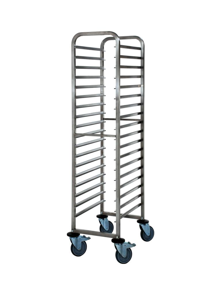 Stellingwagen - RVS - H 164.5 x B 46 x D 61.3 CM - Saro - 487-1040