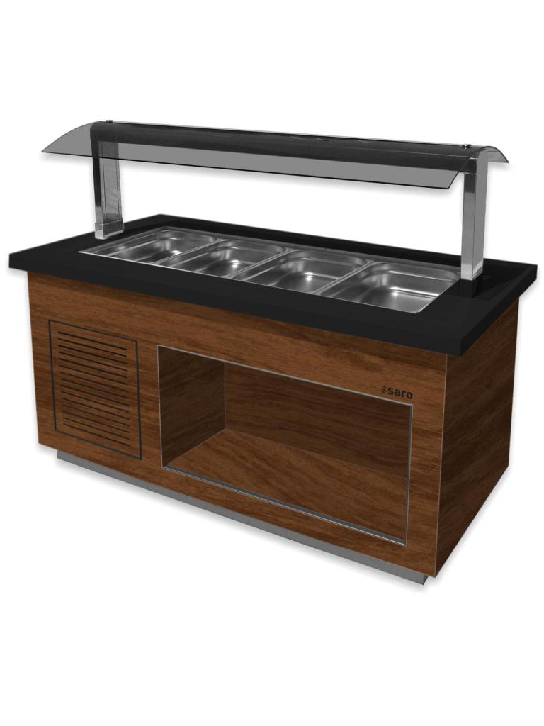 Warm buffet - Bruin - 230V - H 135 x B 170 x D 88 CM - Saro - 366-2305