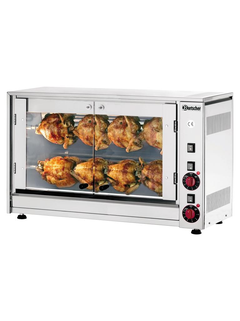 Grill poulet - Electrique - 8 poulets - 230V - Bartscher - 215036