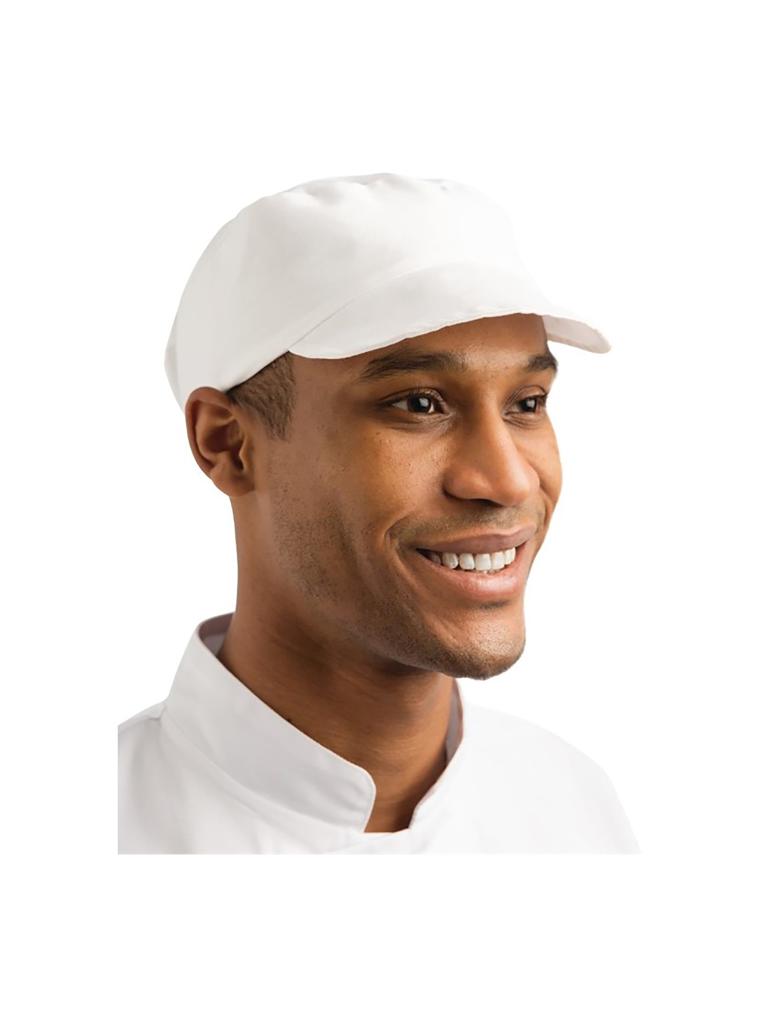 Casquette Bakers - Unisexe - Taille unique - Blanc - Polyester/Coton - Vêtements de chefs blancs - A212