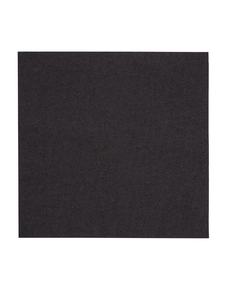 Serviettes déjeuner - 2000 pièces - Noir - 33 x 33 CM - Fiesta - FE225