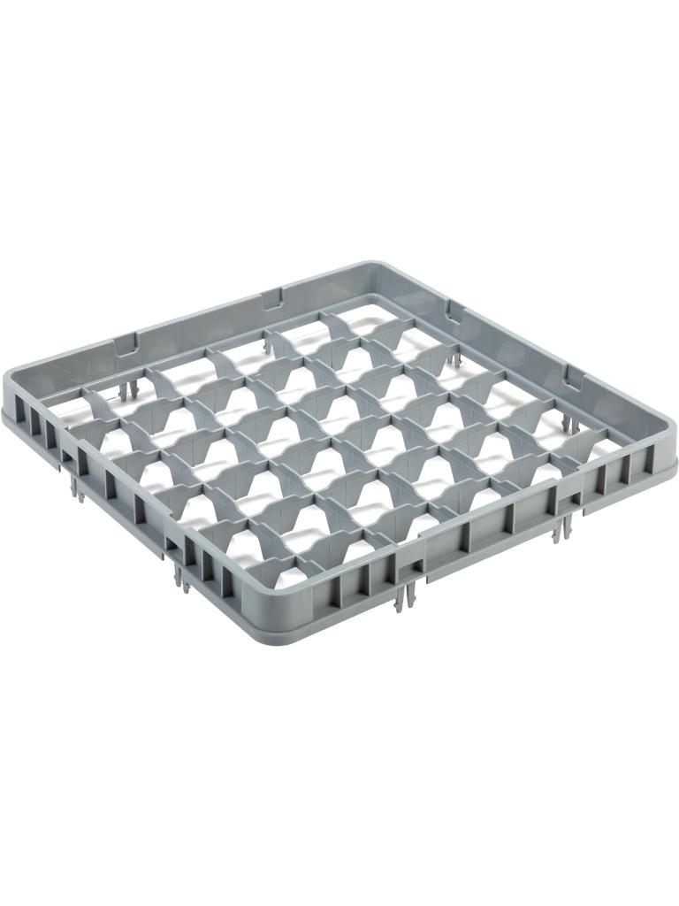 Opzetrand - 36 Glazen - H 7.5 x B 50 x D 50 CM - Combisteel