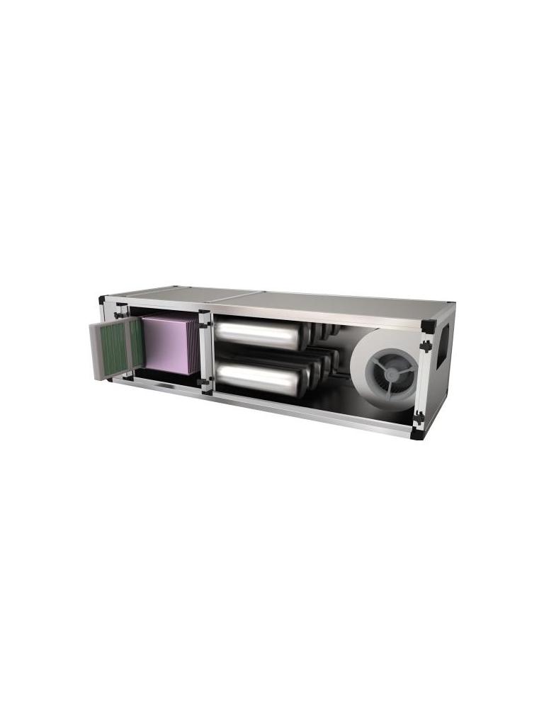 Geurfilterkast Compleet 3250M3 - 230V - H 67 x B 205 x D 67 CM - Combisteel