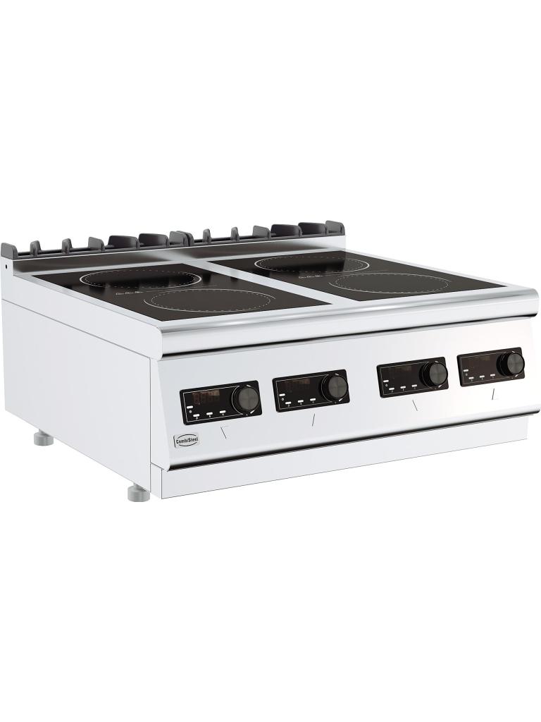 Kookunit - Elektrisch - 4 Zones - Tafelmodel - 400V - H 30 x B 80 x D 70 CM - Combisteel