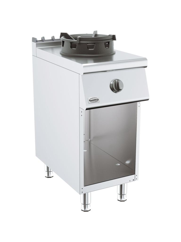 Wokplaat - Gas - Staand Model - H 90 x B 40 x D 70 CM - Combisteel