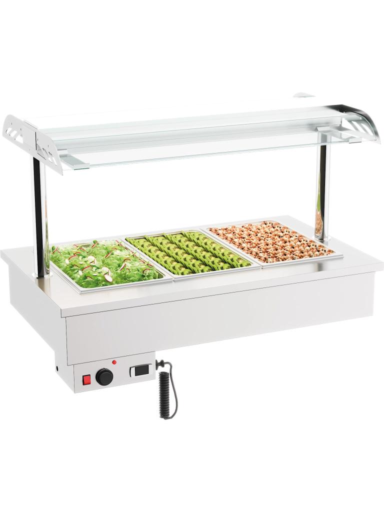 Bain-Marie - Drop-In - 3x 1/1 GN - 230V - H 105 x B 120 x D 70 CM - Combisteel
