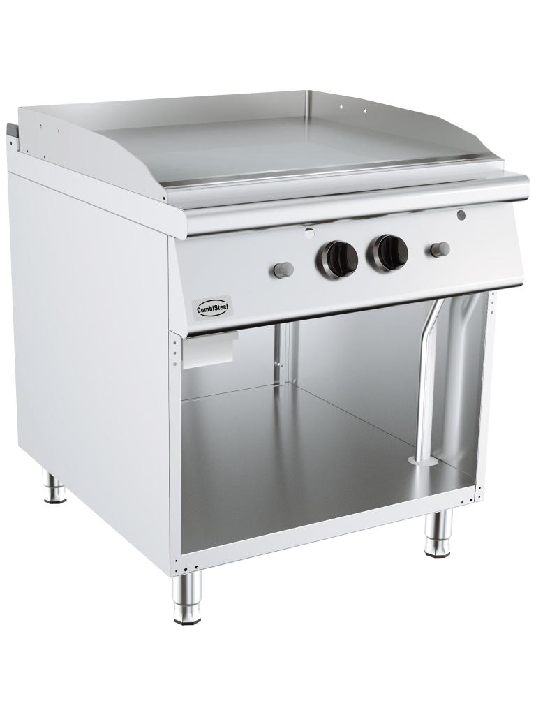 Bakplaat - Gas - Staand Model - H 90 x B 80 x D 90 CM - Combisteel
