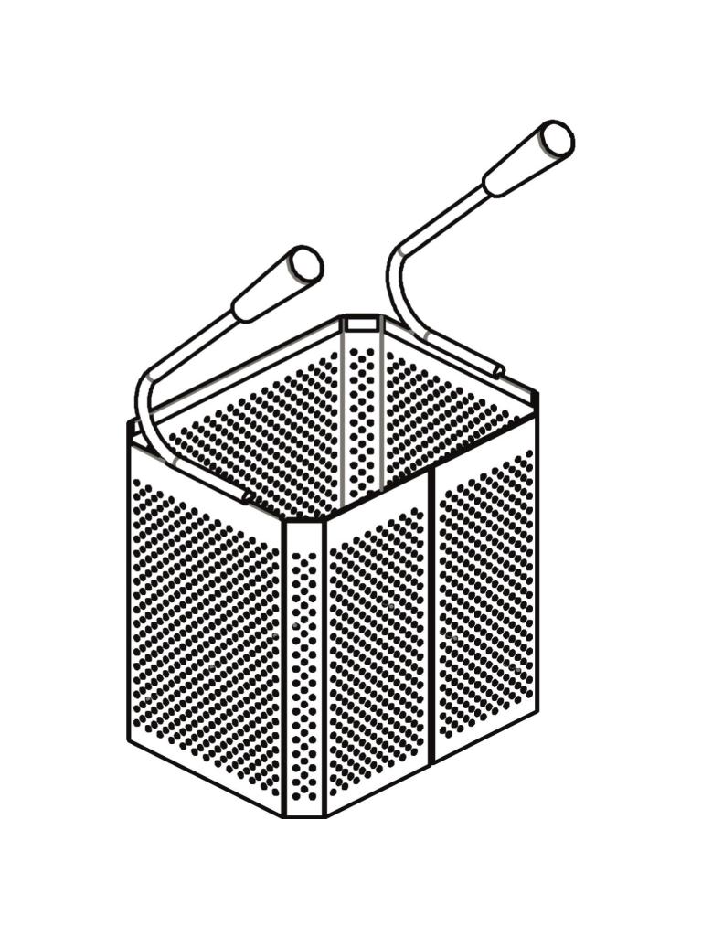 Manden Pastakoker - H 24 x B 22 x D 15 CM - Combisteel