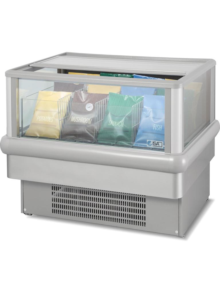 Koel- / Vrieseiland Action 100 - Omschakelbaar - 238 Liter - 230V - H 87 x B 106 x D 82 CM - Combisteel