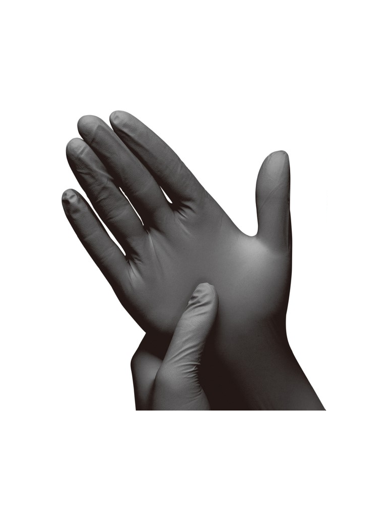 Handschoen - Nitril - Zwart - Maat M - 100 stuks - Hynex