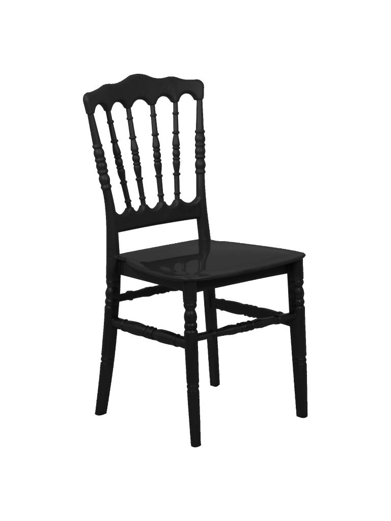 Chaise de restauration - Napoléon - Noir - G-Line